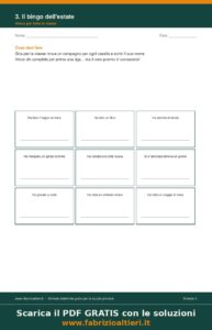 Attività di accoglienza per le classi seconda, terza, quarta e quinta, PDF gratuito